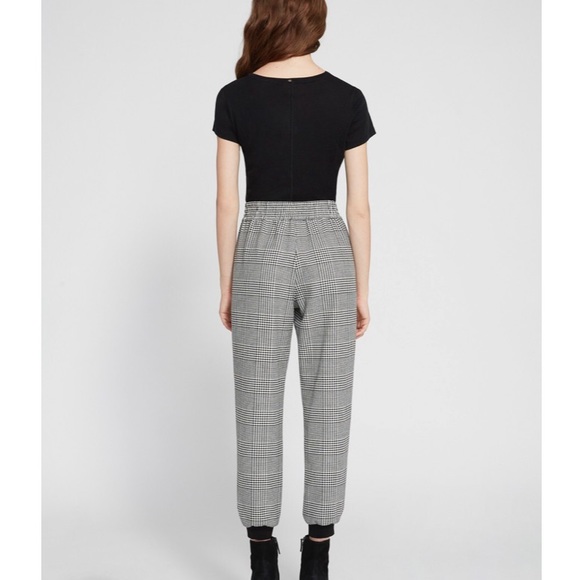 Alice and Olivia Pete Plaid Pull Up Pant
